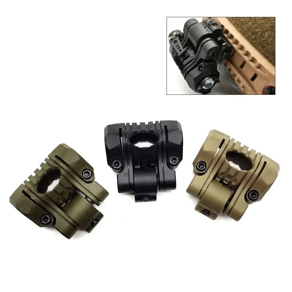 Helmet Special Lighting Flashlight Support Tactical Quick Release Helmet Clamp Adaptor Outdoor Sports Cycling Headlight Holder Hypemart