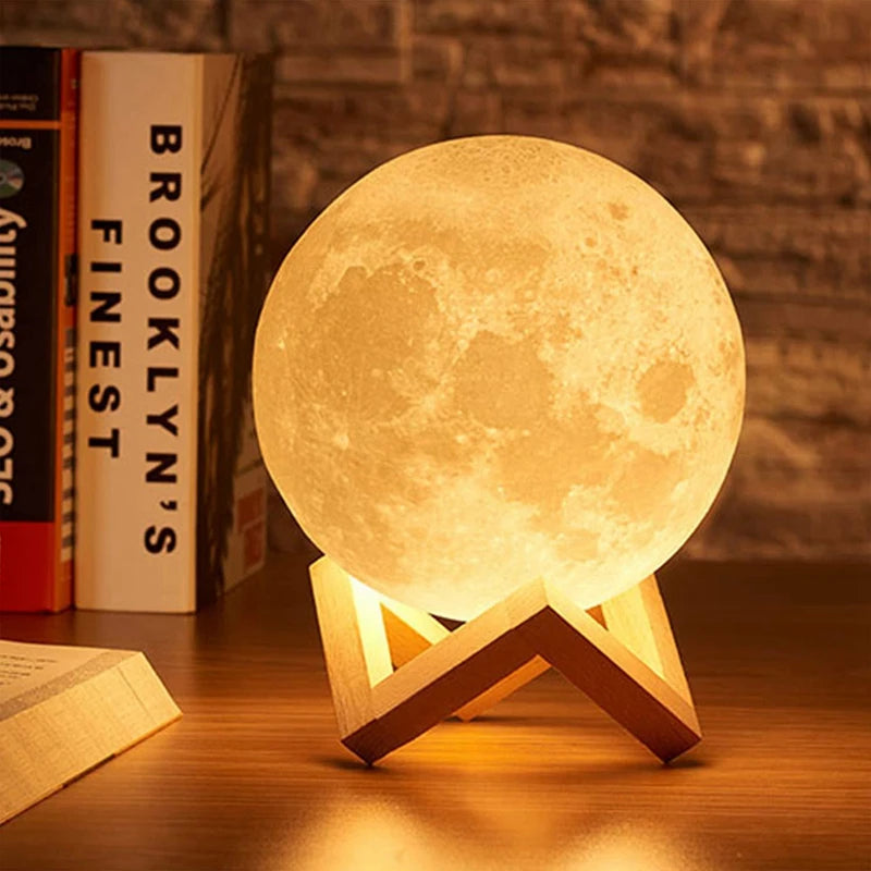 Book Light LED Moon Light Galaxy Light, Moon Night Light, Girl, Boy, Child Birthday Gift, Bedroom Decoration Indoor lighting Hypemart