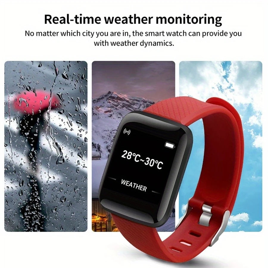 Smartwatch Men Women Wristwatches Smart Watch Message Fitness Monitor Bracelet Birthday Gift Electronic Clock For Android IOS Hypemart