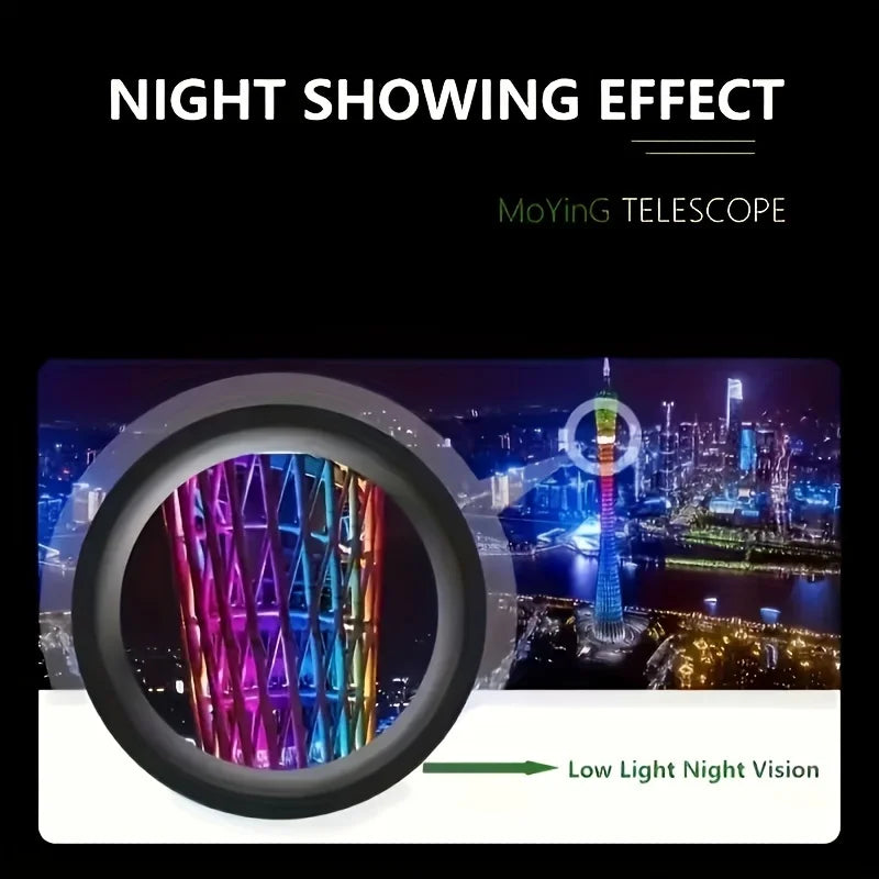 2025 2000X25 HD Monocular Telescope, Compact Portable for Travel, Hiking, Fishing, Camping, Stargazing, Concerts & Bird Watching Hypemart