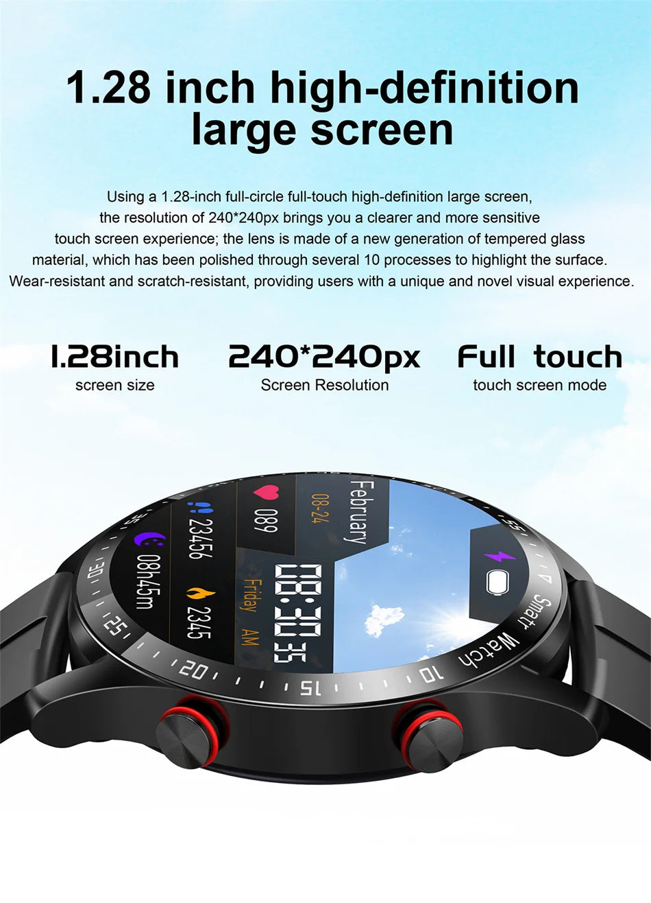 ECG+PPG Bluetooth Call Smart Watch Men Laser Health Blood Pressure Fitnes Sports Watches Man Sports Waterproof Smartwatch+Box Hypemart