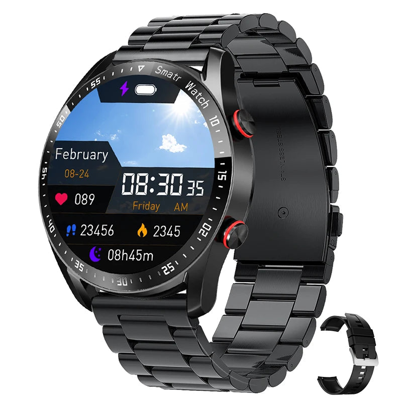 ECG+PPG Bluetooth Call Smart Watch Men Laser Health Blood Pressure Fitnes Sports Watches Man Sports Waterproof Smartwatch+Box Hypemart