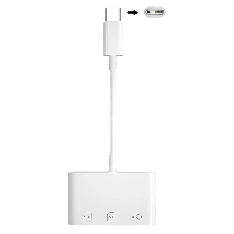 Type c Adapter TF CF sD Memory Card Reader OTG Writer Compact FlashUsB-C for lPad Pro Huawei Macbook samsung Xiaomi cardreader Hypemart