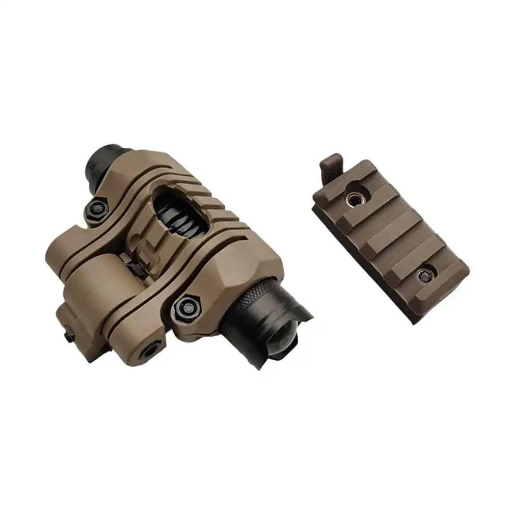 Helmet Special Lighting Flashlight Support Tactical Quick Release Helmet Clamp Adaptor Outdoor Sports Cycling Headlight Holder Hypemart