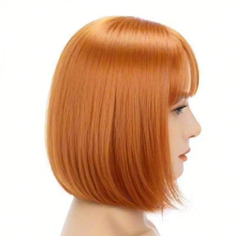 12 Inch  Bobo Wig  High-Quality Synthetic Hair for Women -Versatile Style Perfeet for Any Occasion Hypemart