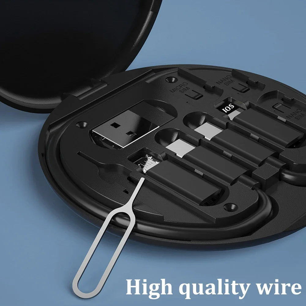 Multi USB Type C to C 60W Charging Adapter Cable Kit USB C to Lighting Conversion Set USB A & Type C to Micro/Type C/Lighting Hypemart