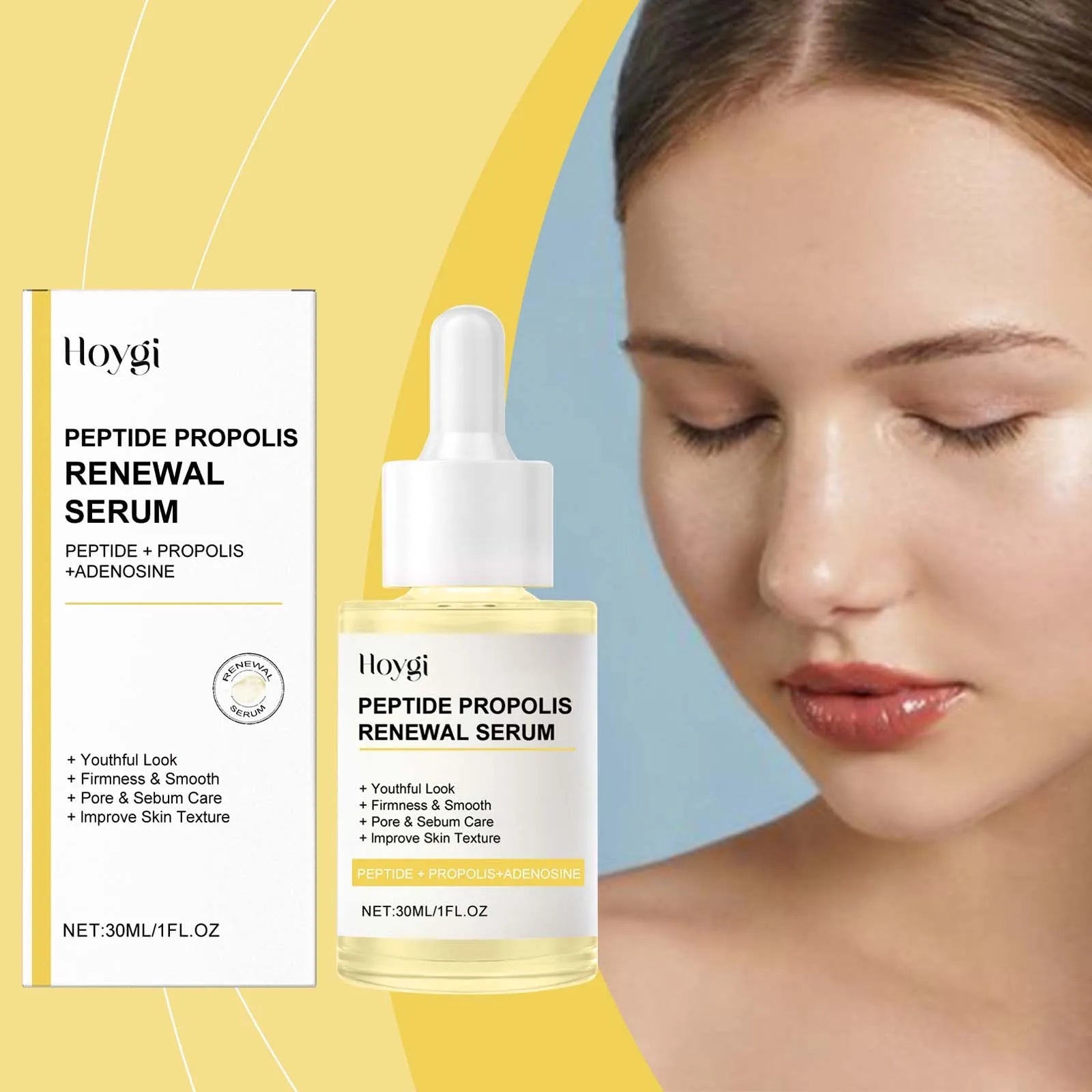Peptide Propolis Face Serum Reduce Dryness Firming Lifting Anti Redness Renewal Smoothing Nourishing Repair Damaged Skin Essence Hypemart