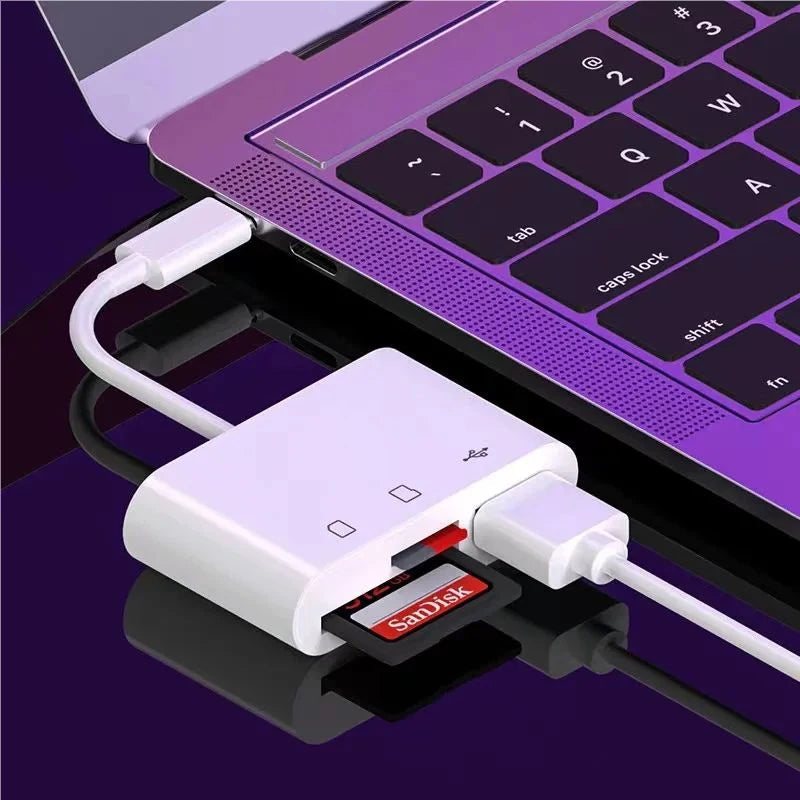 Type c Adapter TF CF sD Memory Card Reader OTG Writer Compact FlashUsB-C for lPad Pro Huawei Macbook samsung Xiaomi cardreader Hypemart