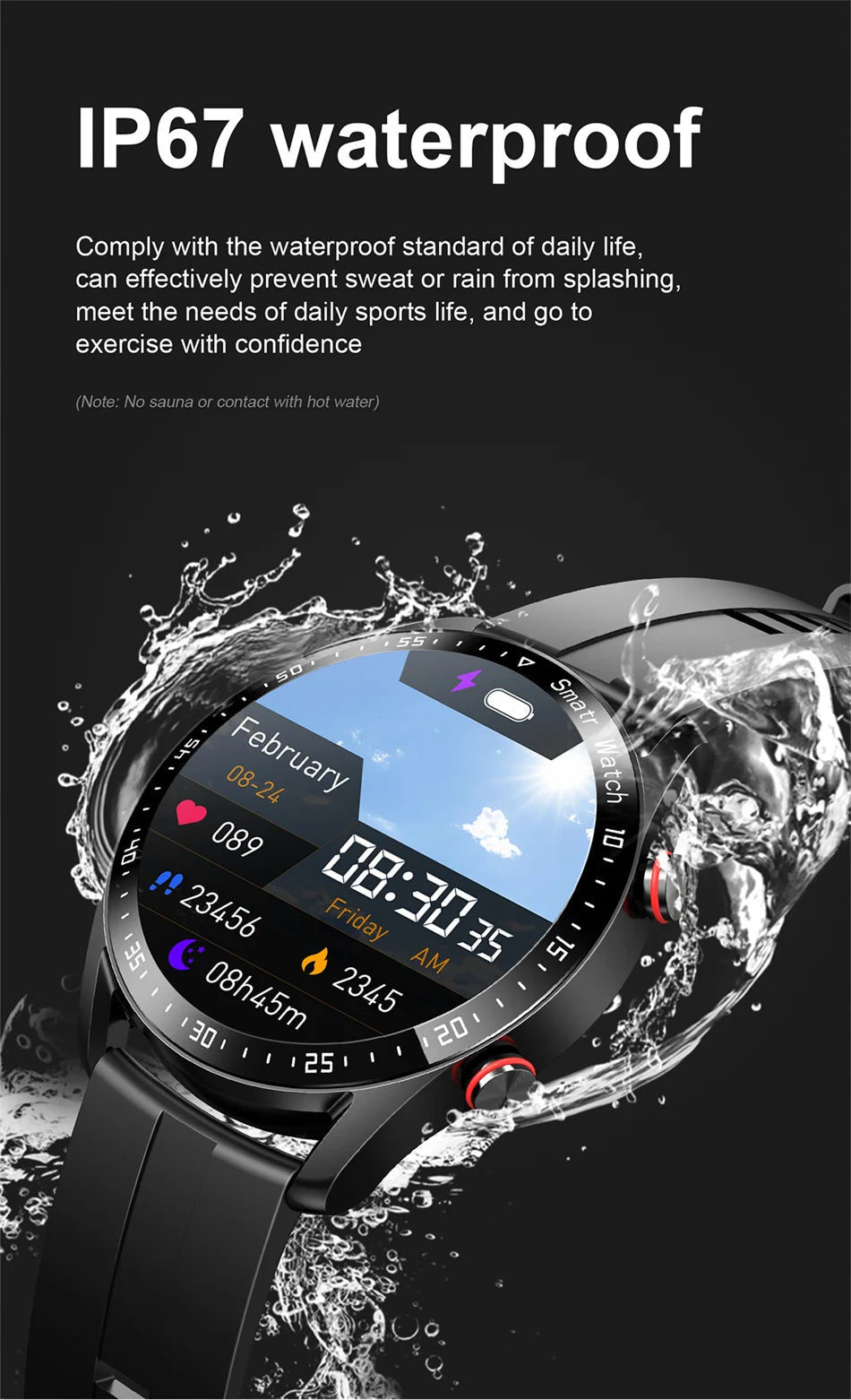 ECG+PPG Bluetooth Call Smart Watch Men Laser Health Blood Pressure Fitnes Sports Watches Man Sports Waterproof Smartwatch+Box Hypemart