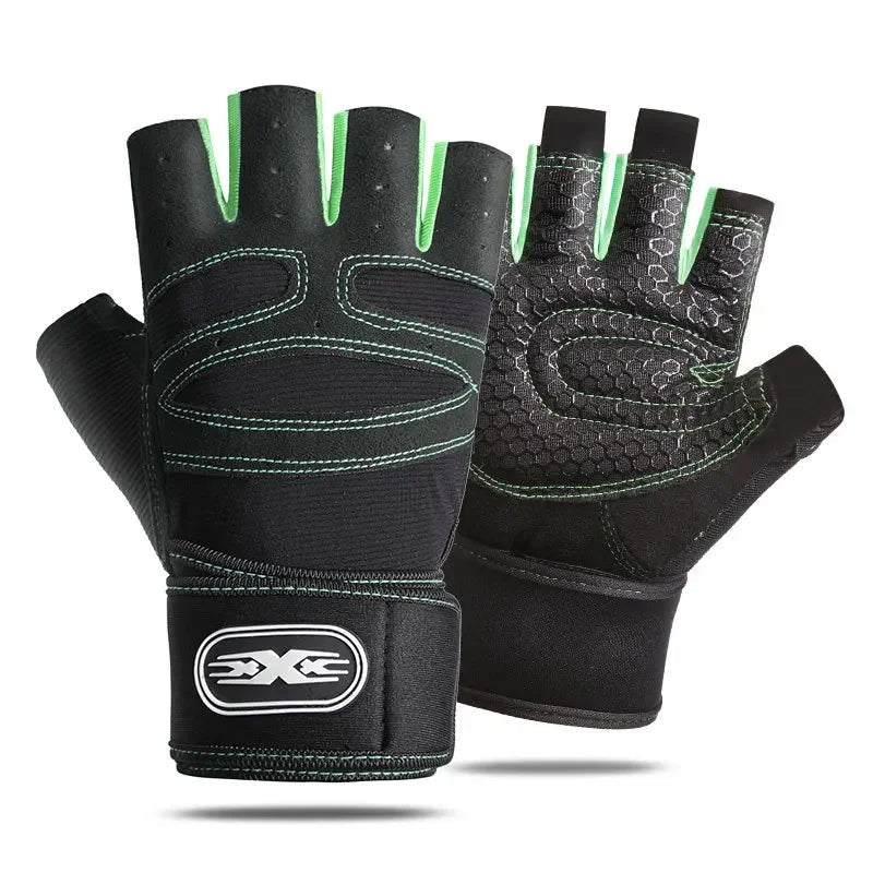 Gym Fitness Gloves Heavyweight Training Men Women Non-Slip Bodybuilding Workout Glove Extended Wrist Guard Weight Lifting Gloves Hypemart