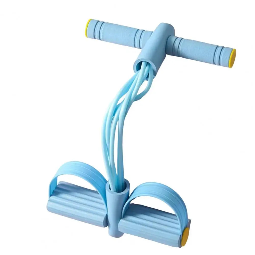 39cm 6-Tube Pedal Resistance Band Tension Rope Elastic Yoga Pedal Puller Body Stretching Trainer Home Gym Workout Equipments Hypemart