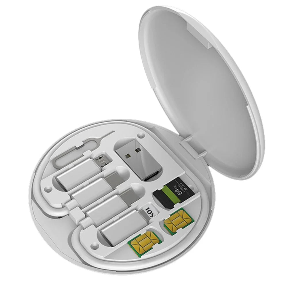 Multi USB Type C to C 60W Charging Adapter Cable Kit USB C to Lighting Conversion Set USB A & Type C to Micro/Type C/Lighting Hypemart