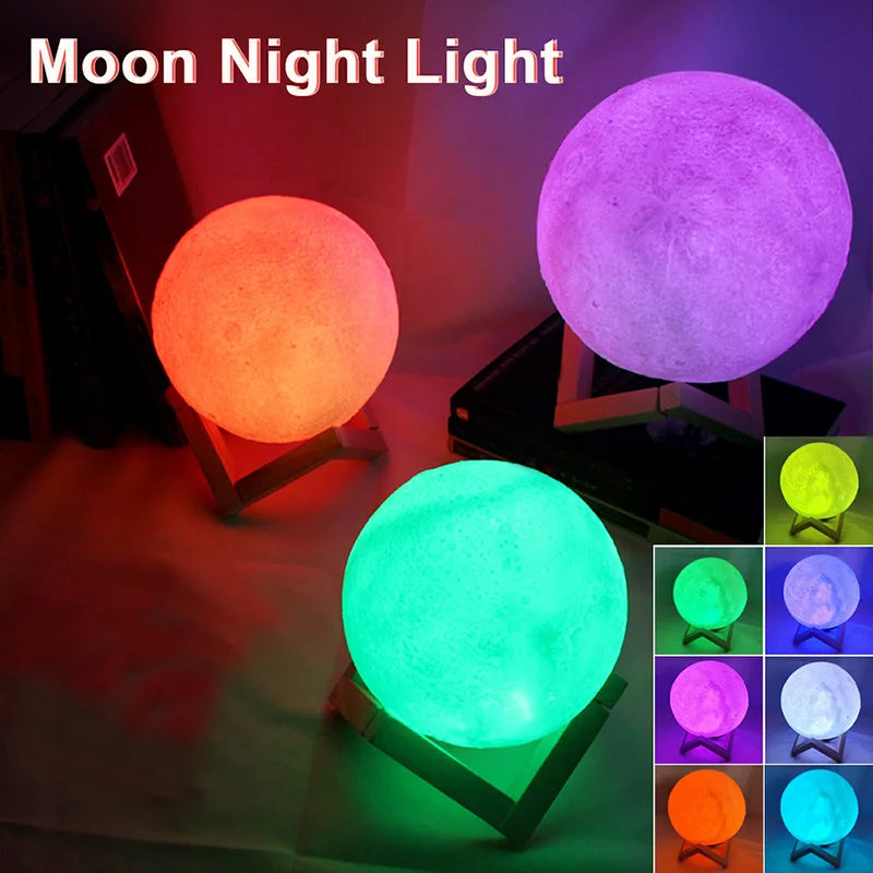 Book Light LED Moon Light Galaxy Light, Moon Night Light, Girl, Boy, Child Birthday Gift, Bedroom Decoration Indoor lighting Hypemart