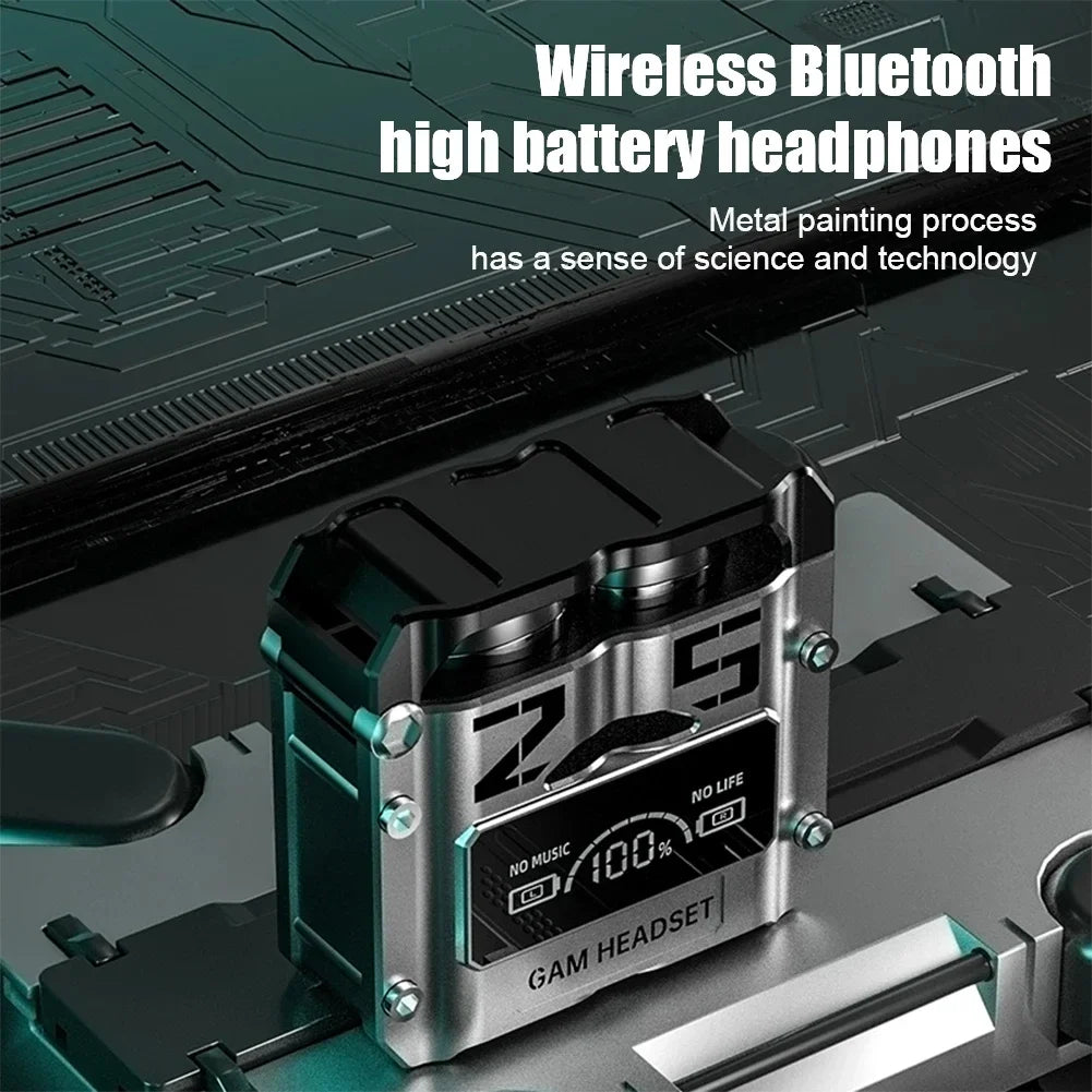 New TWS M25 Bluetooth 5.3 TWS Wireless Headphones with LED Display Stereo Headset Touch Control Earbuds Noise Reduction Hypemart