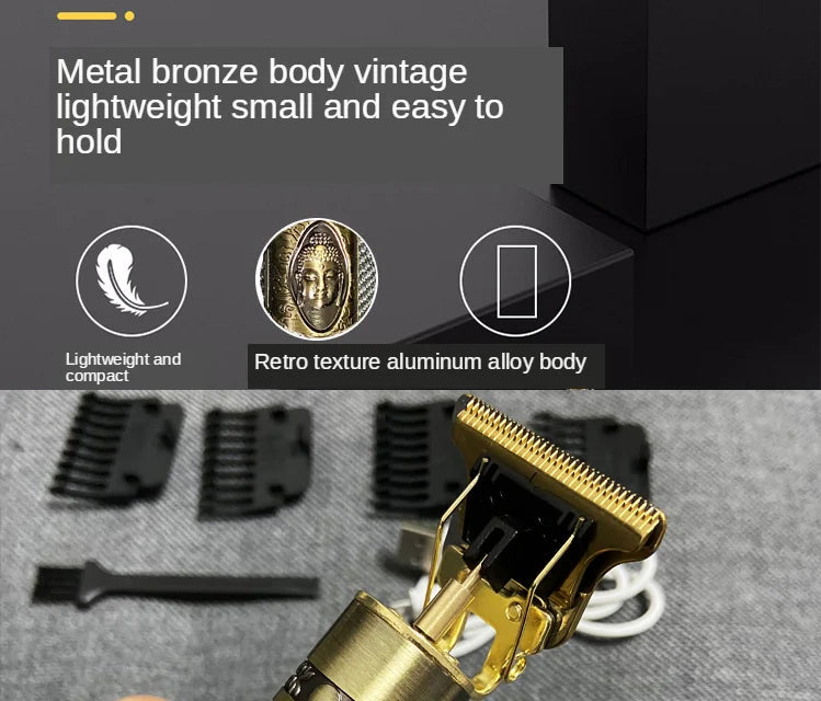 T9 Hair Clipper Repair Beard Shaving Body Hair Trimmer Clippers Electric Machine Men Haircut Machine 0mm Barber Shaver Hypemart