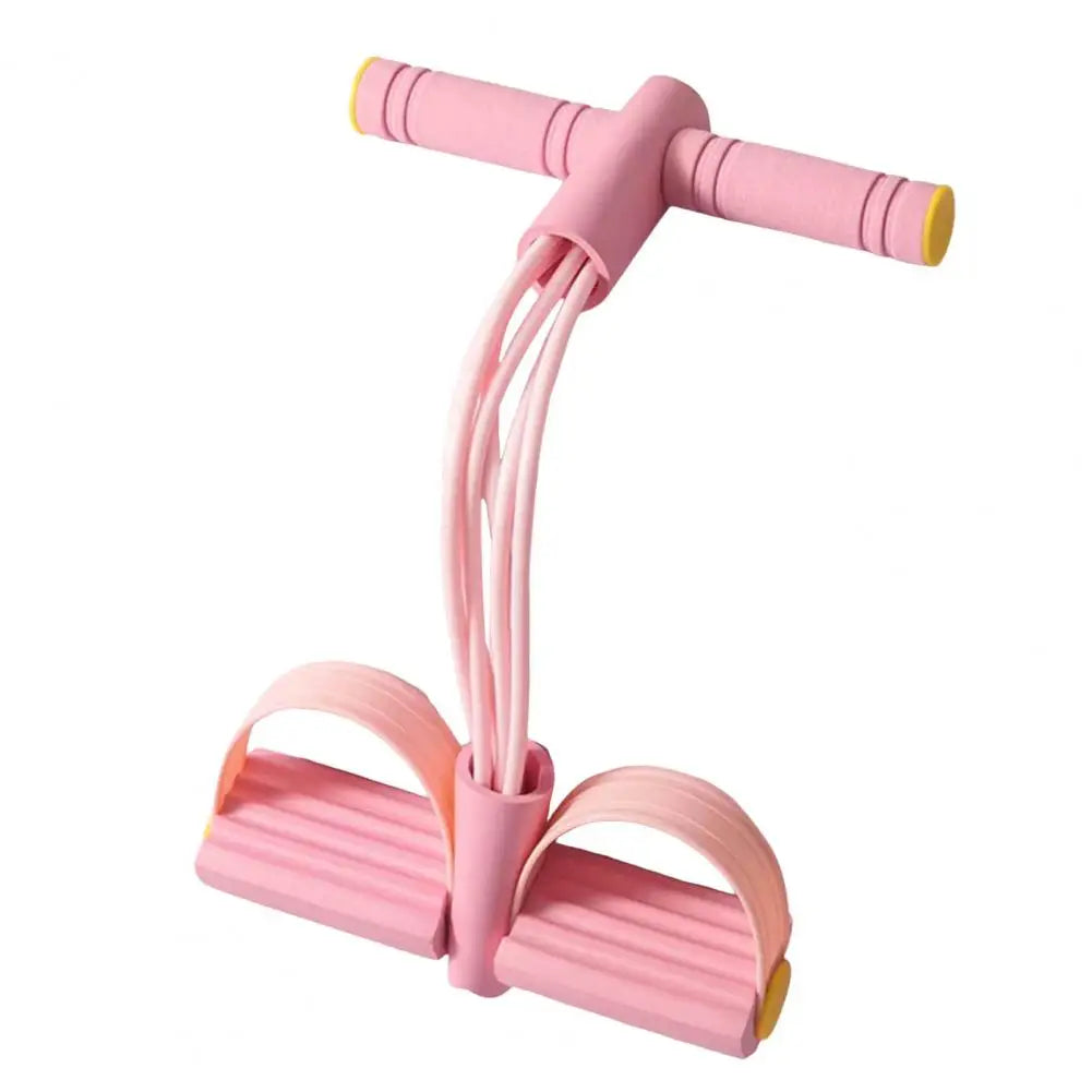 39cm 6-Tube Pedal Resistance Band Tension Rope Elastic Yoga Pedal Puller Body Stretching Trainer Home Gym Workout Equipments Hypemart