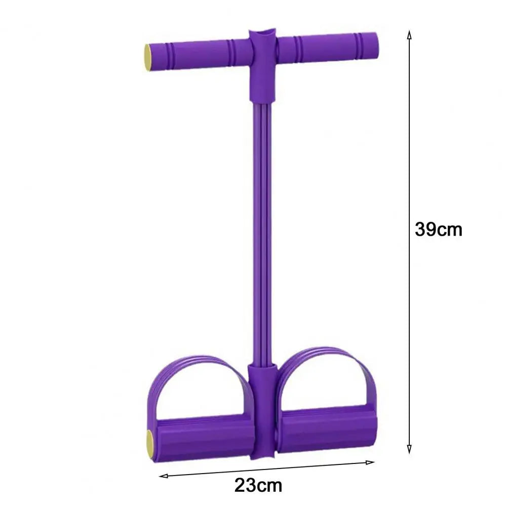 39cm 6-Tube Pedal Resistance Band Tension Rope Elastic Yoga Pedal Puller Body Stretching Trainer Home Gym Workout Equipments Hypemart