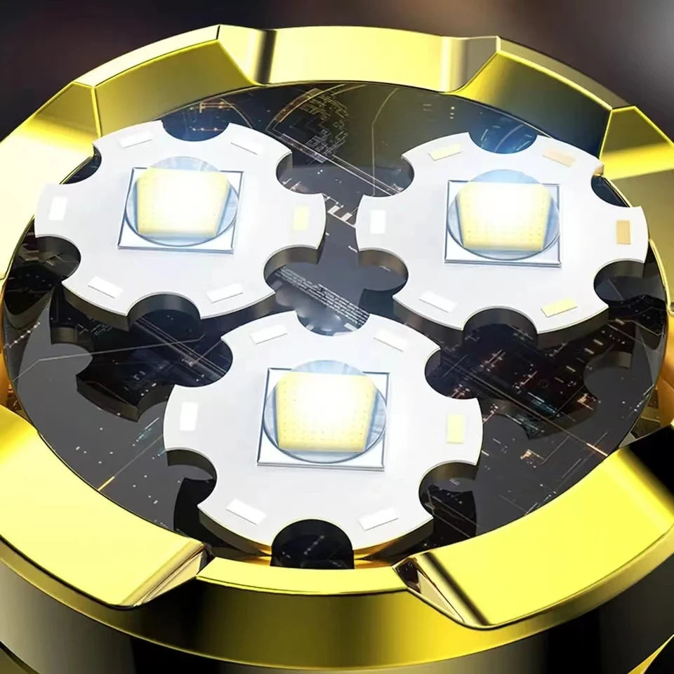 LED Strong Light Flashlight Rechargeable Multi functional for Long Range Portable Outdoor Home Mini Flashlight Cap Clip Light Hypemart