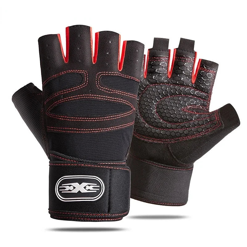 Gym Fitness Gloves Heavyweight Training Men Women Non-Slip Bodybuilding Workout Glove Extended Wrist Guard Weight Lifting Gloves Hypemart